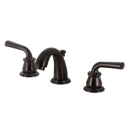 Kingston Brass Widespread Bathroom Faucet with Pop-Up Drain, Oil Rubbed Bronze KB915RXL